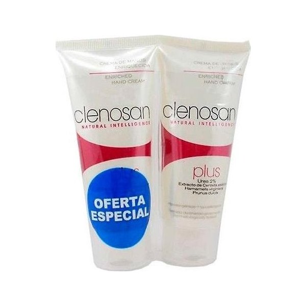 Clenosan Duplo Crema Manos Enriquecida Plus 2X50Ml